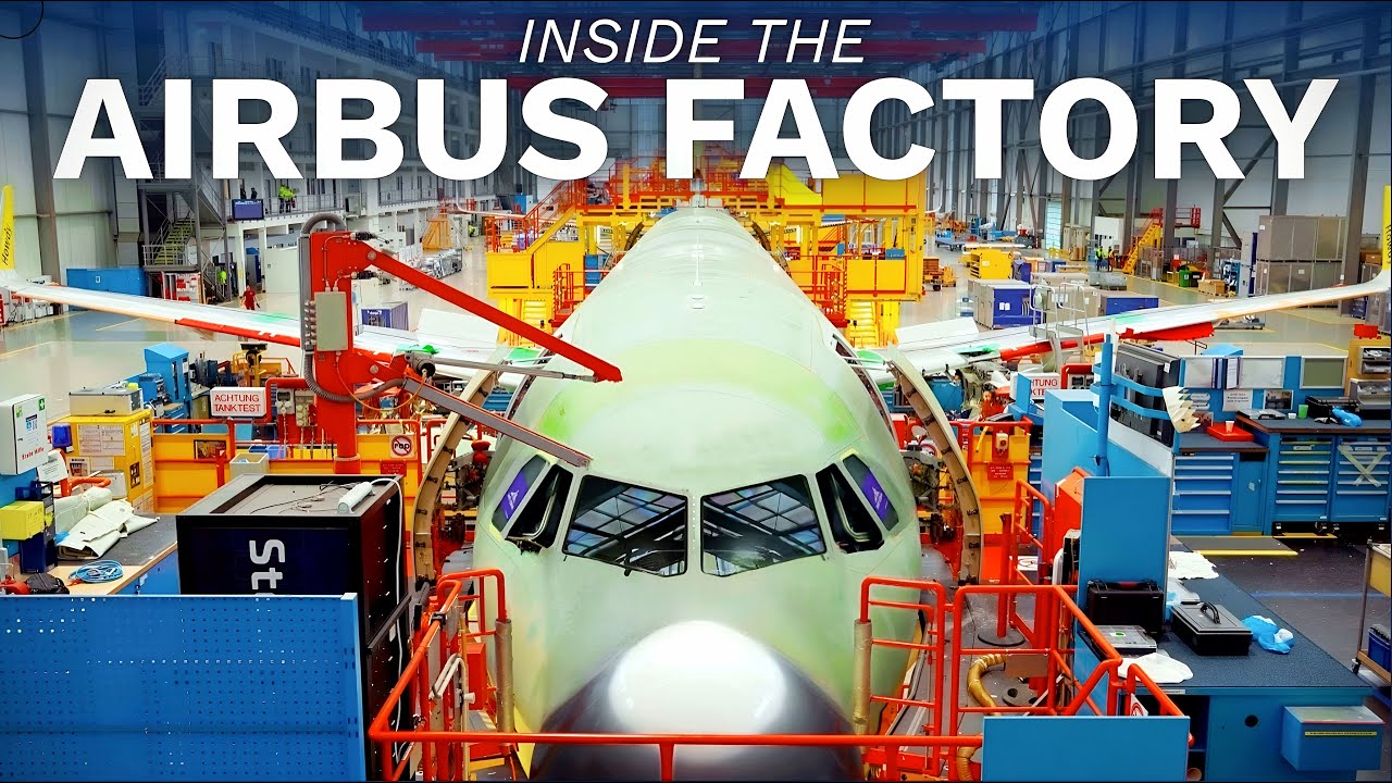 Как Airbus строит A321XLR? (Экскурсия по заводу)