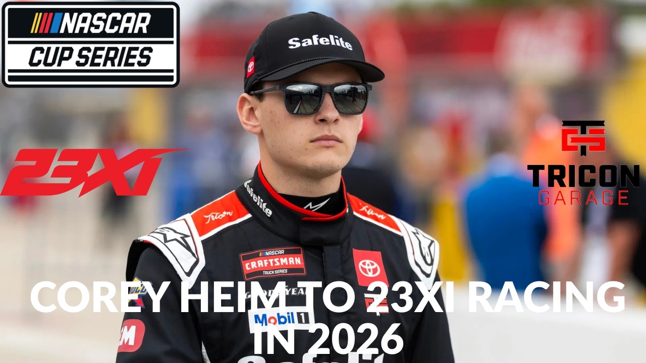 Кори Хайм перейдет в команду 23XI Racing в 2026 году.