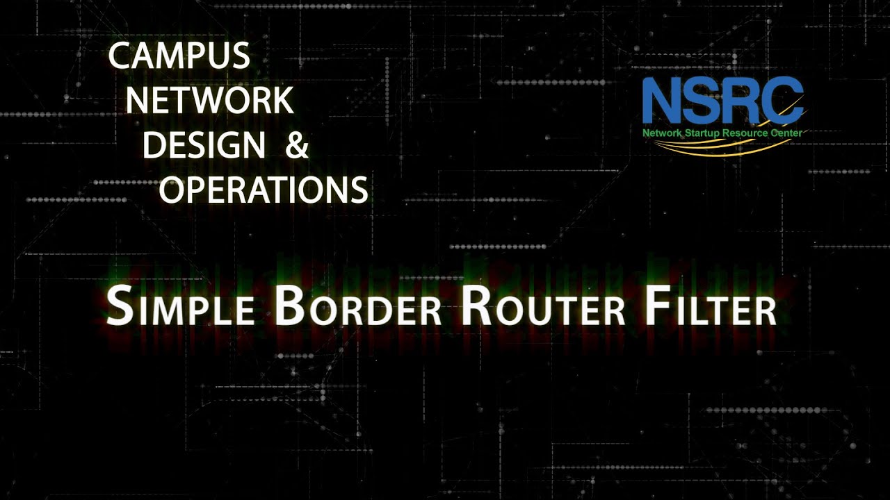 Simple Border Router Filter