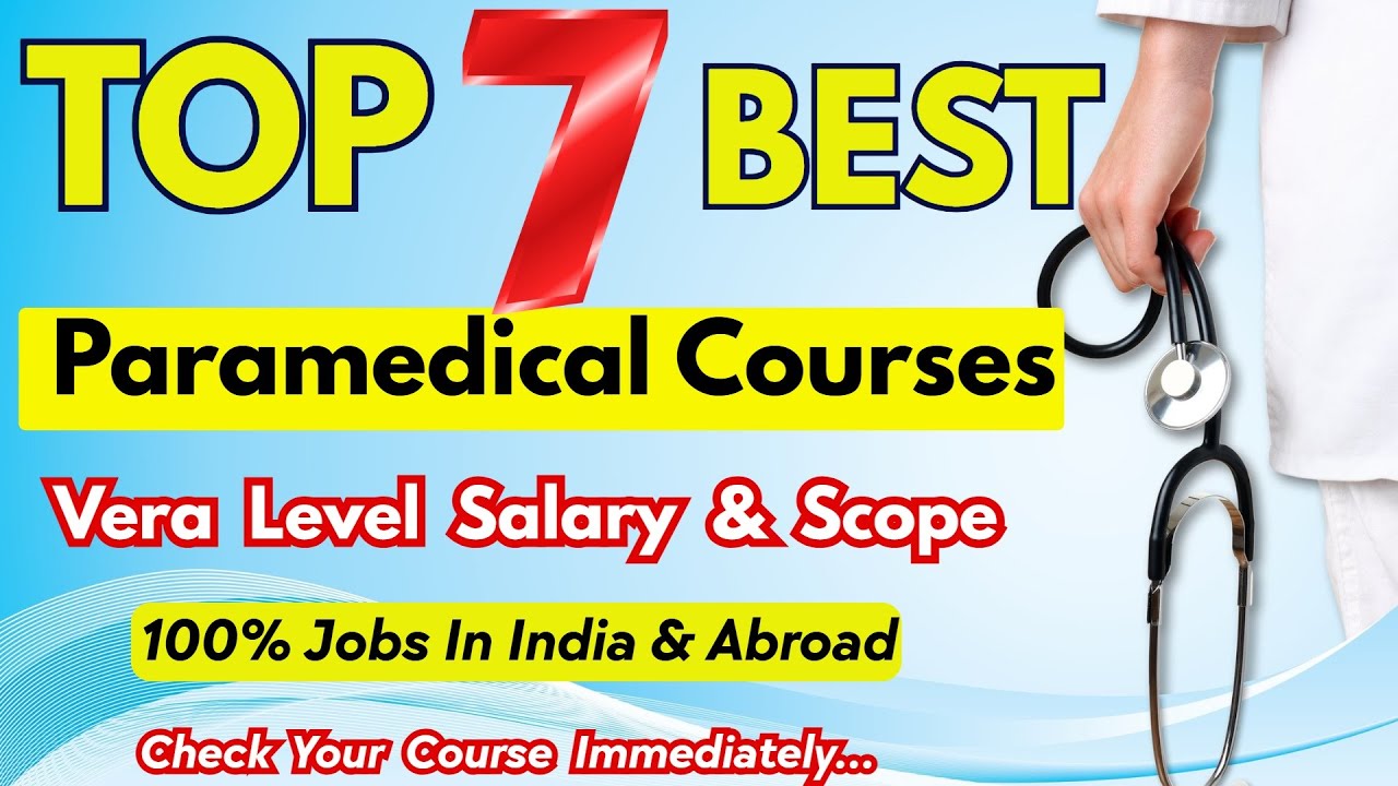 🔴Top Paramedical Courses With High Salary| Top Paramedical Courses 2025|Medical Courses WITHOUT NEET