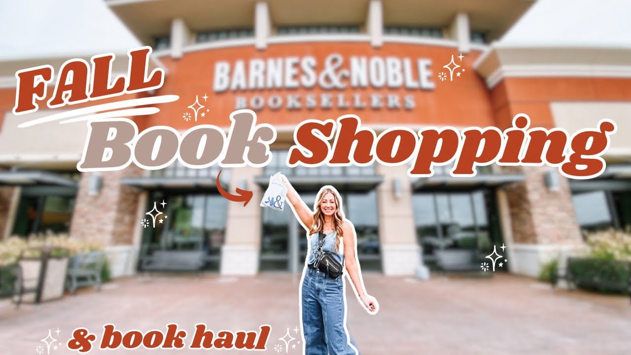 Fall Book Shopping!🍂A cozy bookstore vlog & fall book haul! Fall Diaries 🧡