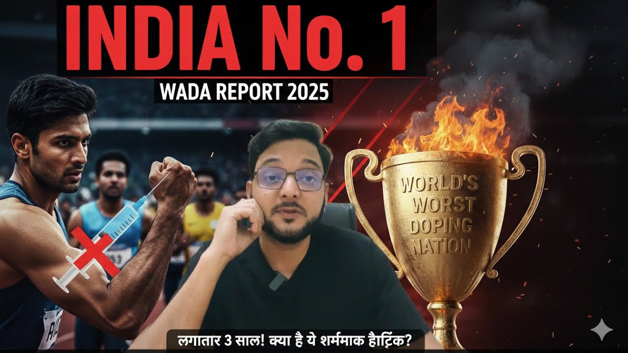 WADA Report 2025, DOOPING me India ki Hat-trick...