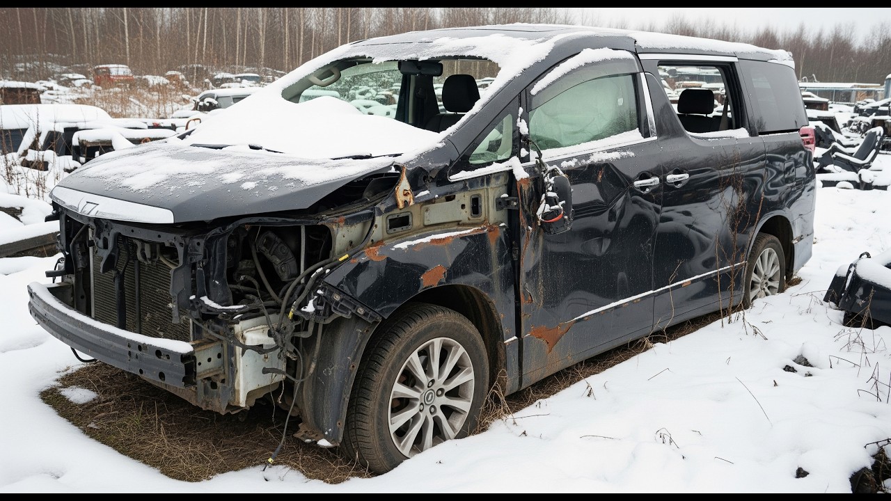 Toyota Alphard Car Restoration and Restoration | From Serious Accident to Original Condition