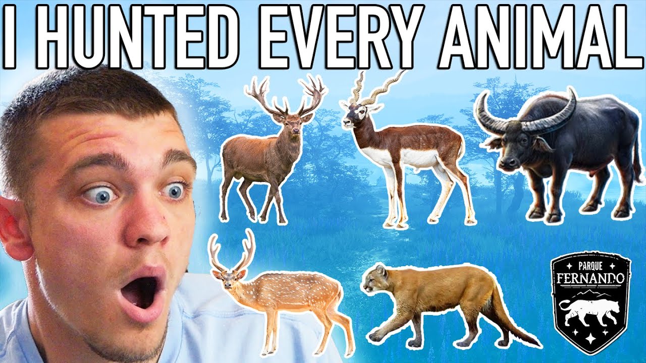 I Hunted Every Animal on Parque Fernando! - Hunter Call of the Wild
