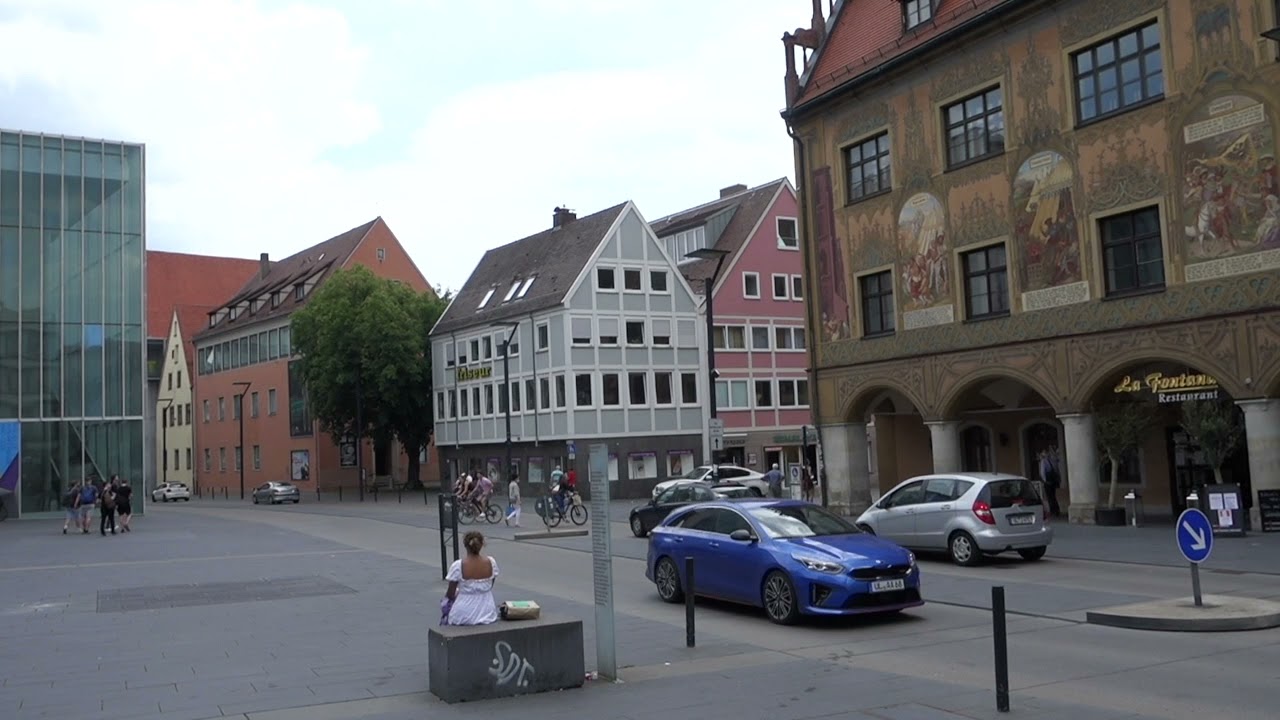 Verkehrsablauf Neue Mitte von Ulm - ein Beispiel f&uuml;r den Neust&auml;dter Markt in Dresden