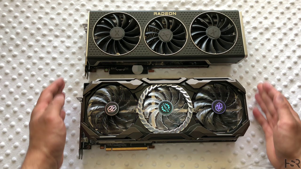 Side by side comparison Asrock Taichi RX 6800 XT & XFX Speedster MERC319 Black Edition RX 6900 XT