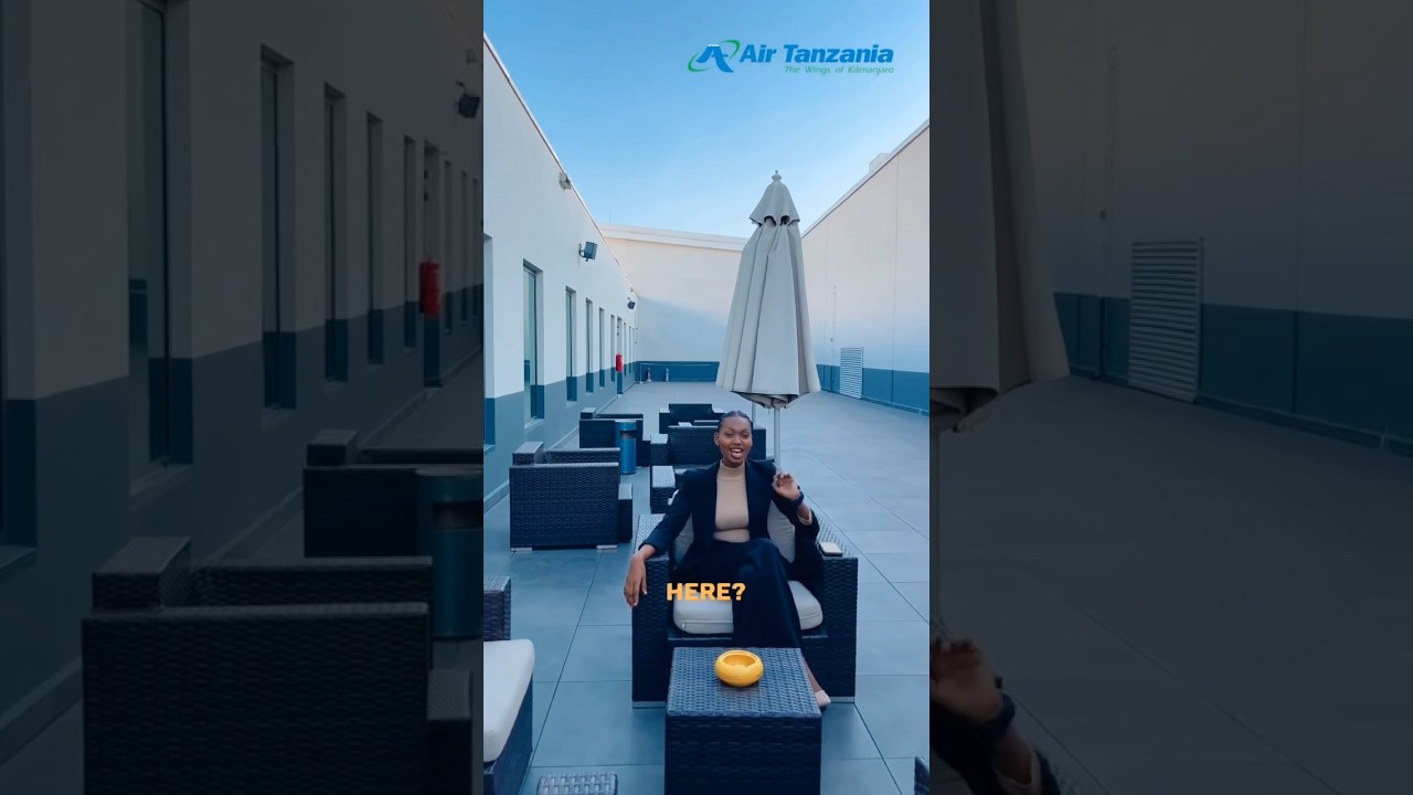 Twiga Business Lounge #airtanzania #aviation #travel #zanzibarisland #flight #tanzania #shorts
