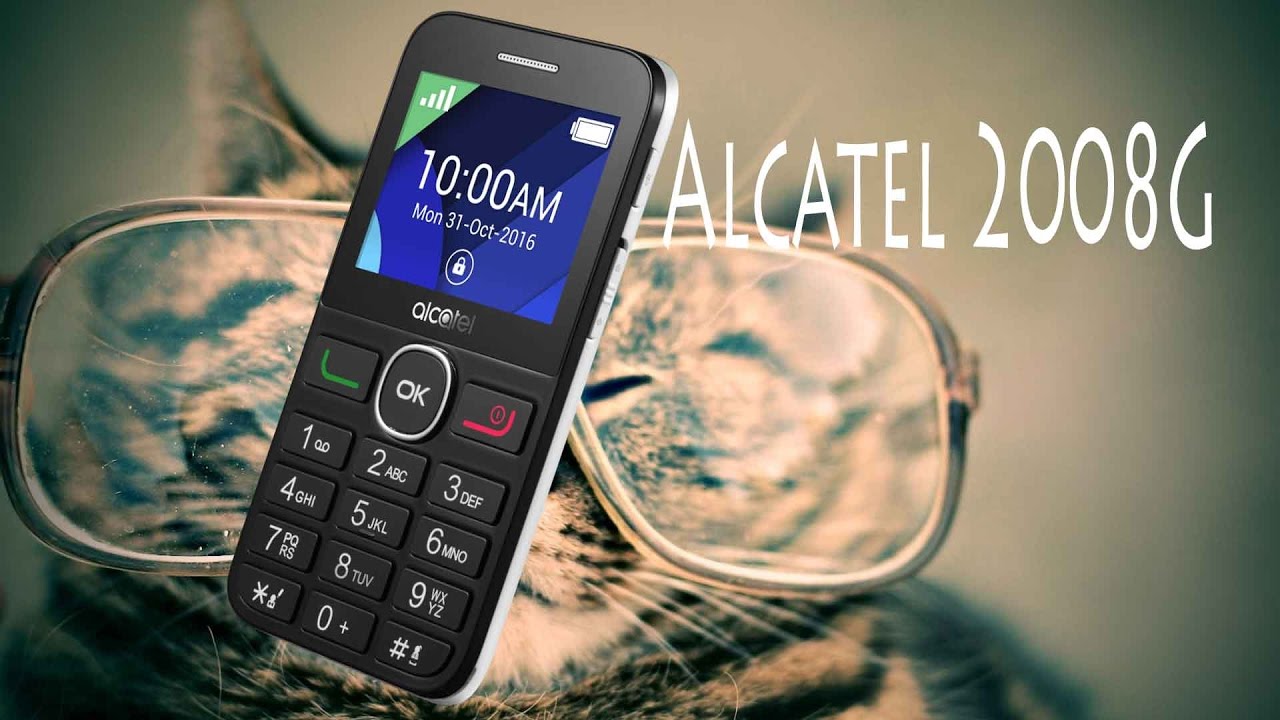 NOVO Alcatel 2008G para Seniores  - Análise em português