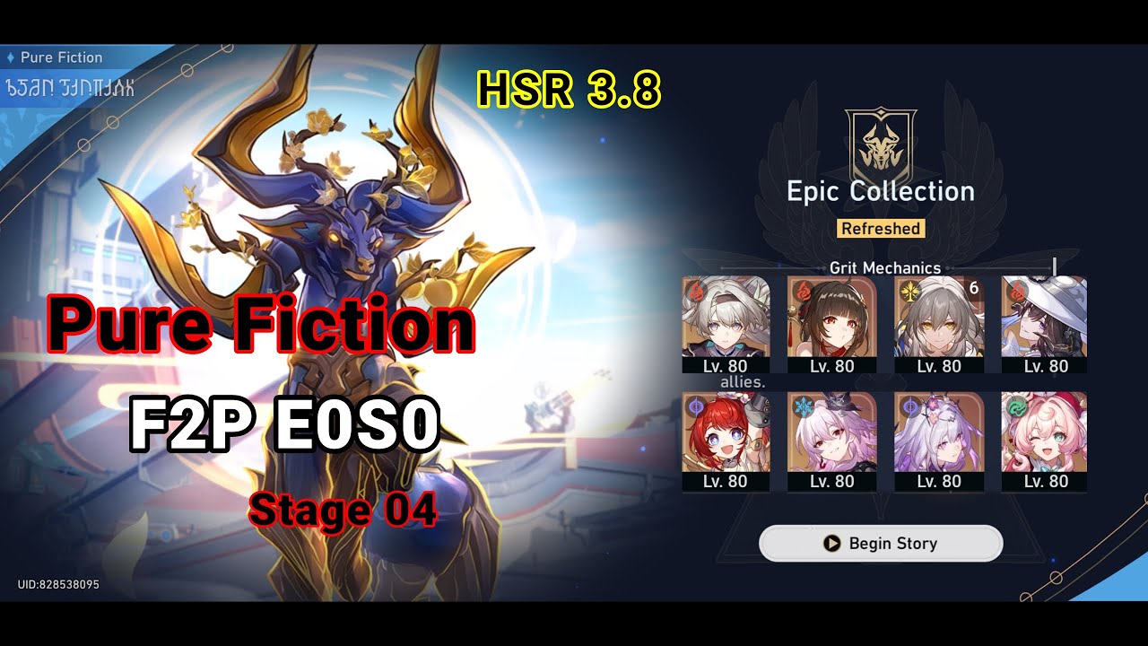 F2P e0s0 Pure Fiction 4 | Firefly & Castorice