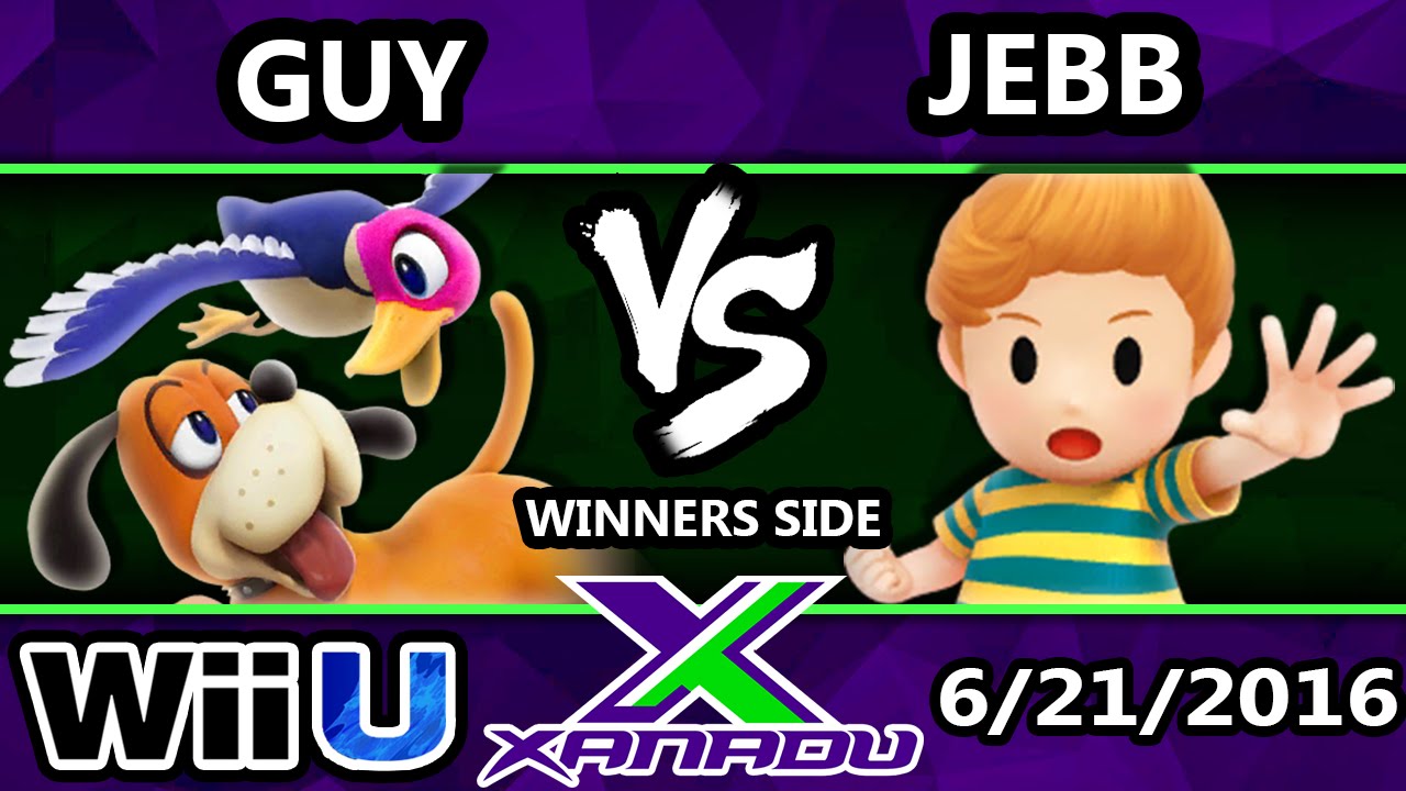 S@X 156 - Guy (Duck Hunt) Vs. Jebb (Lucas) SSB4 Tournament - Smash Wii U - Smash 4