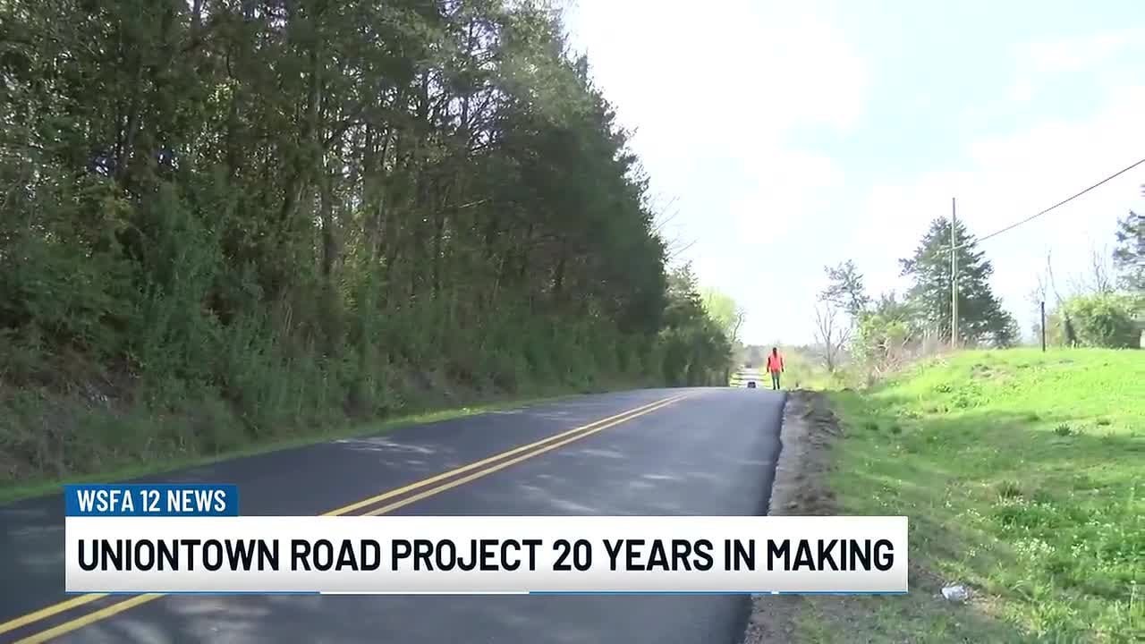 Uniontown leaders celebrate long-awaited Cedar Bluff Road project