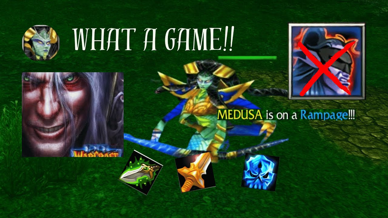DotA Nonstop Farming Medusa the Gorgon with Support Stacking  Farms Faster than Anti Mage in 25 Mins