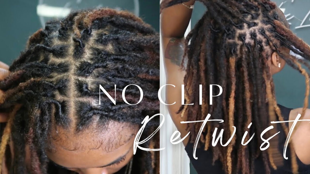 HOW TO: NO CLIP RETWIST W/ ONLY ALOE VERA GEL! *DETAILED*