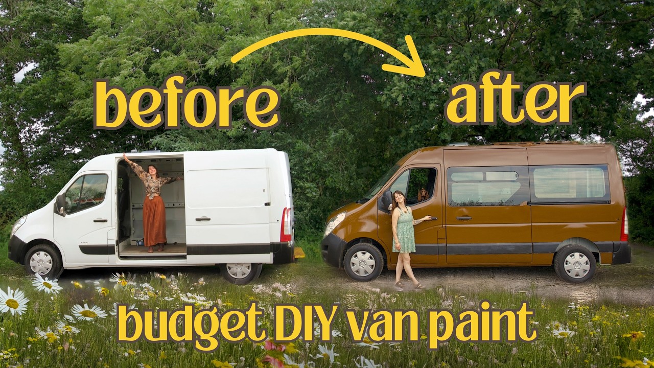 Painting My Van for Under £200! (Step-by-Step Guide)