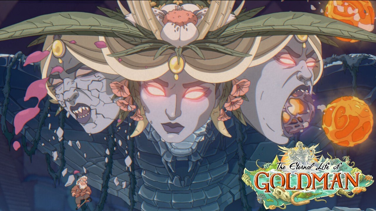 La Mejor Animación desde CUPHEAD? 🎨 The Eternal Life of GOLDMAN (Plataformero Dibujado a Mano)