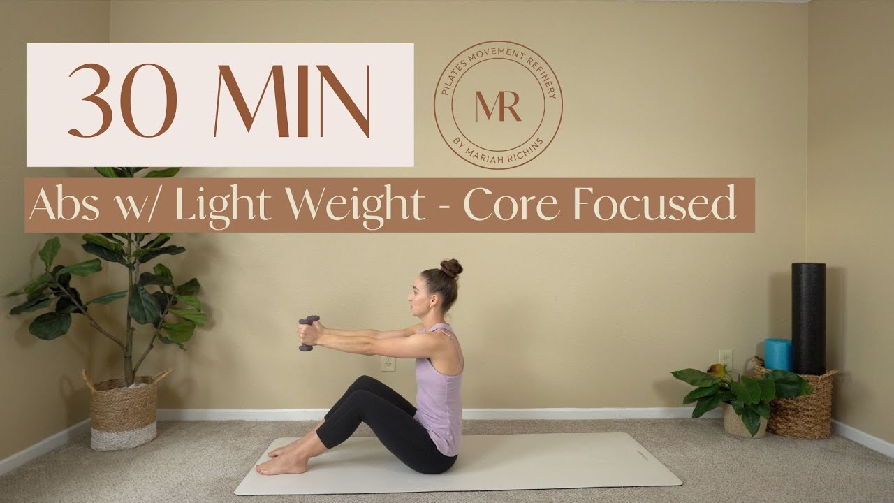 30 MIN Abs Workout For A Stronger Core | Pilates Mat Workout