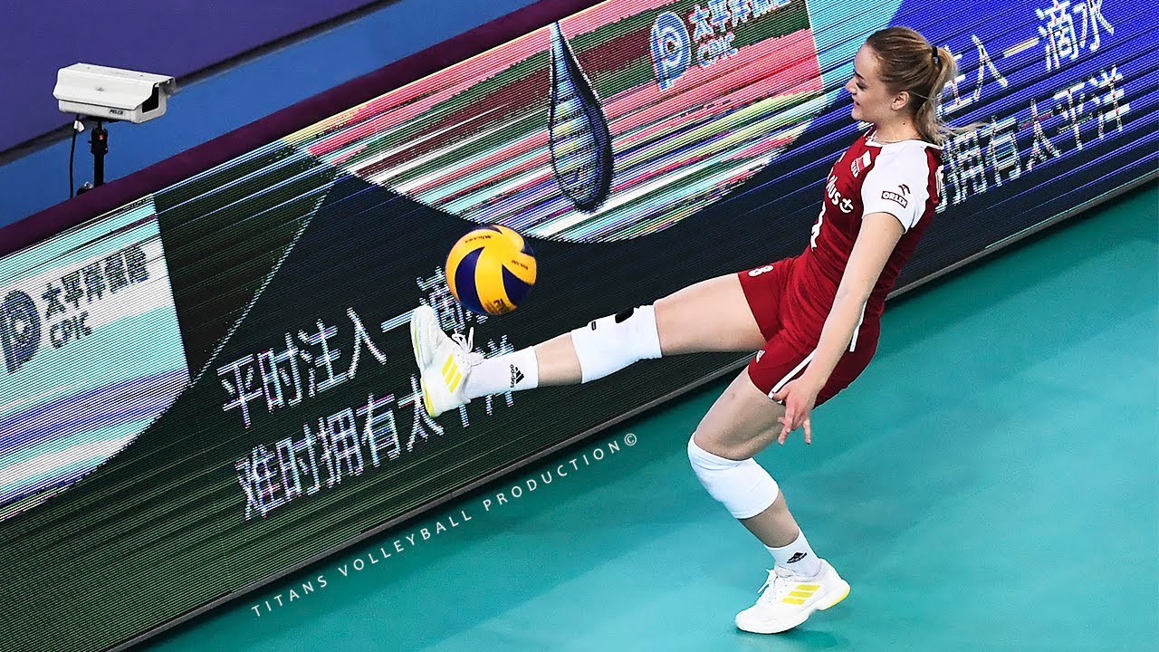 Top 30 Amazing FOOT SAVES ( FOOT GAME) - BEST Women's Volleyball Actions