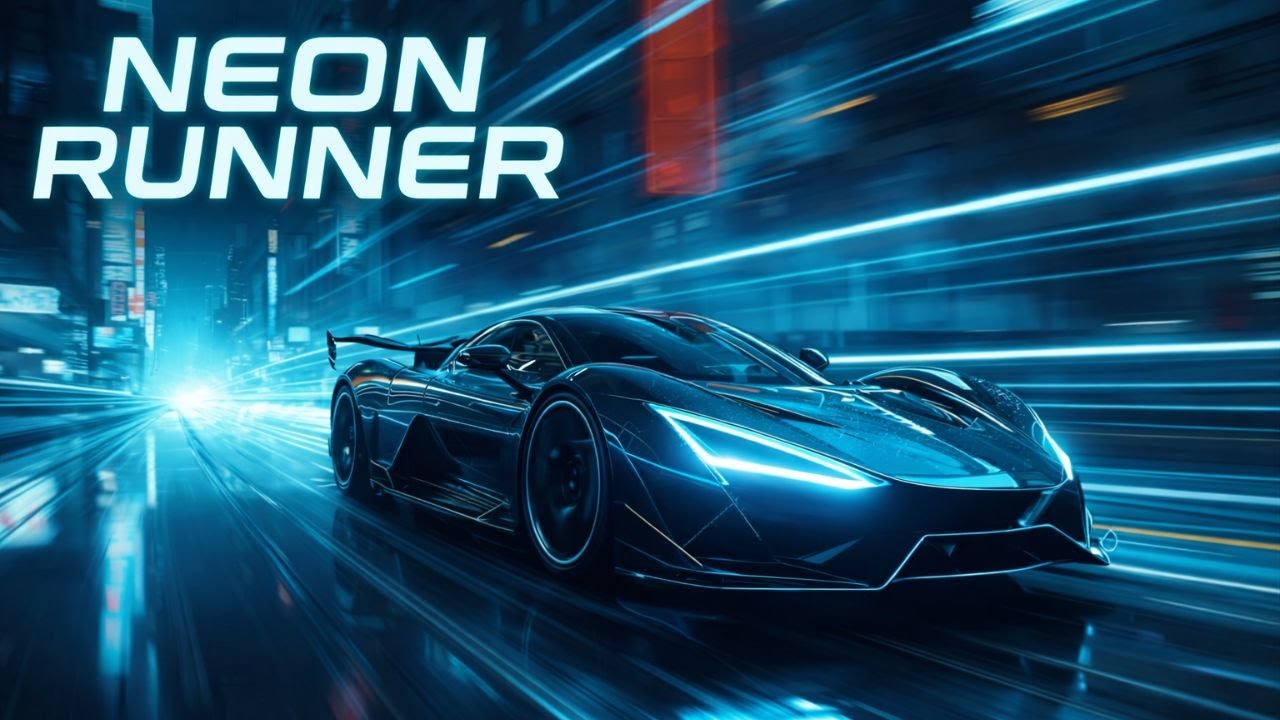 Neon Runner | Футуристическая ночная поездка в стиле EDM ⚡ Vibration Wave