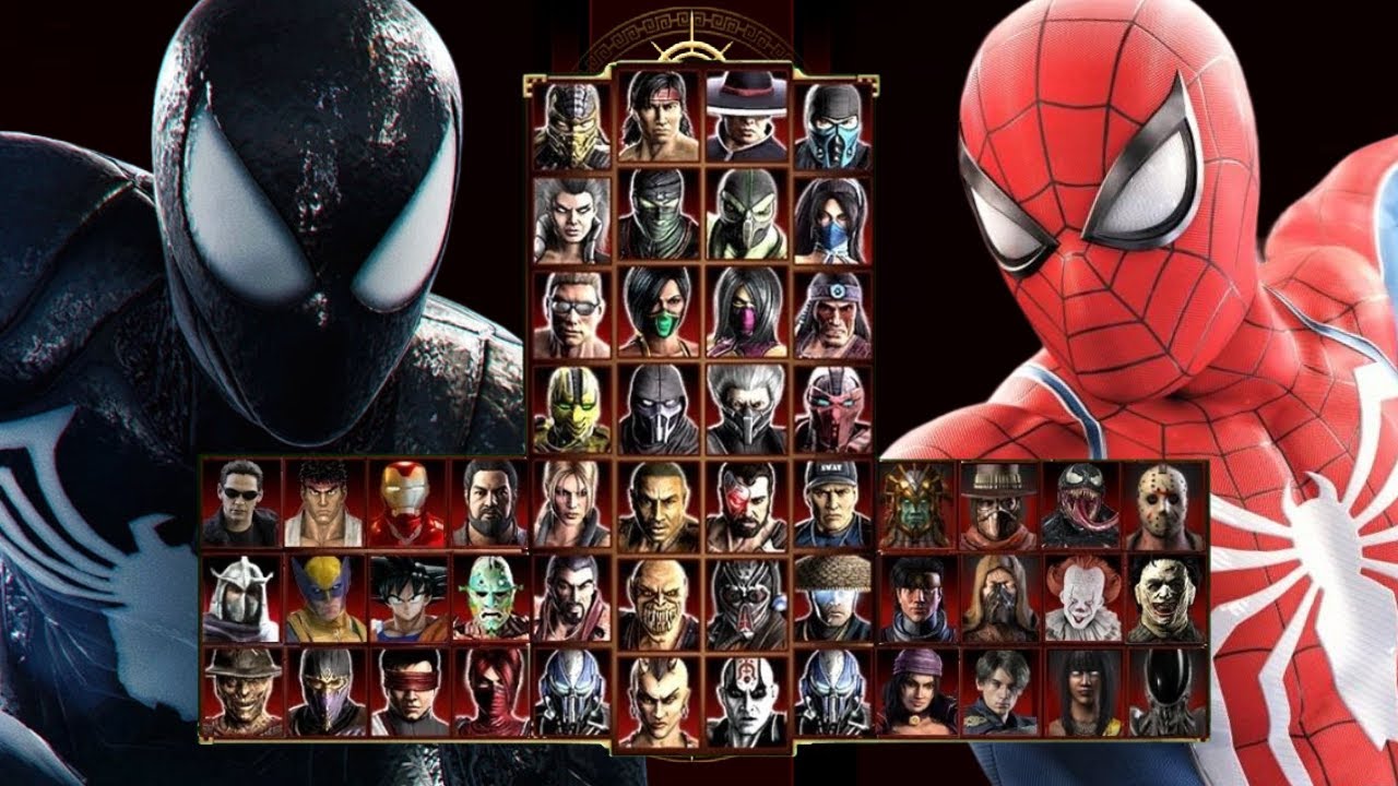 Mortal Kombat 9 - SPIDERMAN & SYMBIOTE SPIDERMAN - Expert Tag Ladder - Gameplay @(1080p) - 60ᶠᵖˢ ✔