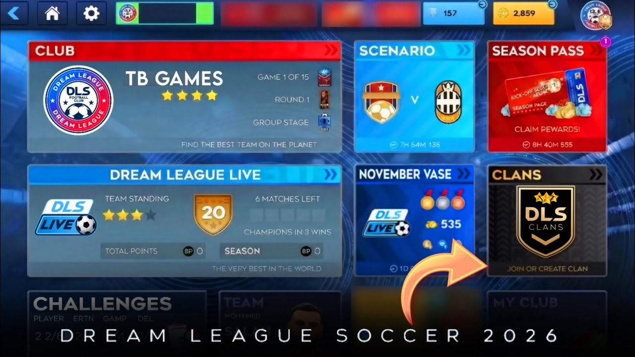 وأخيراً ! دريم ليج 2026 🥳 أقوى إضافة من FTG 🔥 العشيرة متوفرة الان | DLS26 CLANS