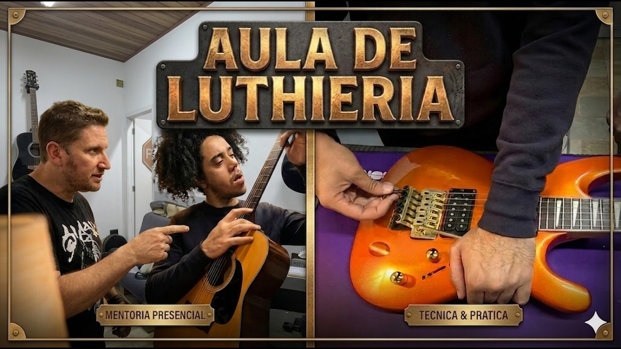 Meu Curso de Luthieria: Segredos de um profissional (GR&Aacute;TIS) Parte 1