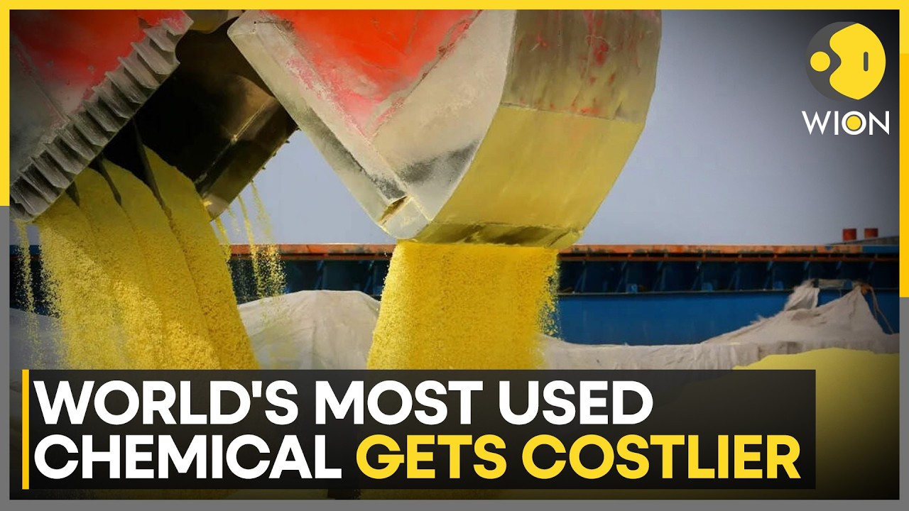 World's Most Used Chemical Gets Costlier; Tricky Shipping Routes Impact Sulphur Costs | WION News