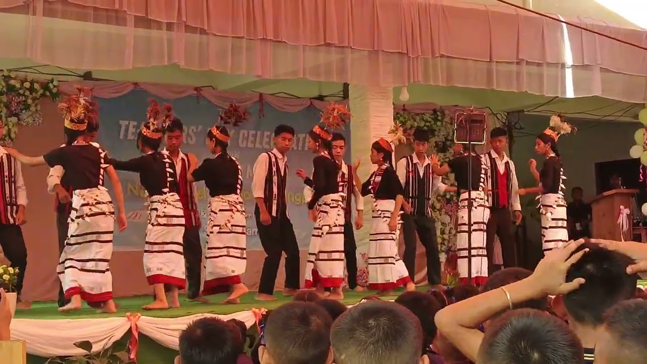 New Model School Maringphai Literary Meet traditional dress dance competition 2025