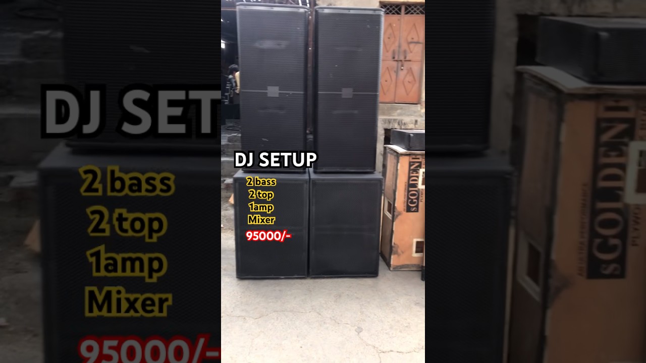 dj बजट ka Price 2 Bass 2 Top 95000 Dj Setup Price #music  #dj #bass