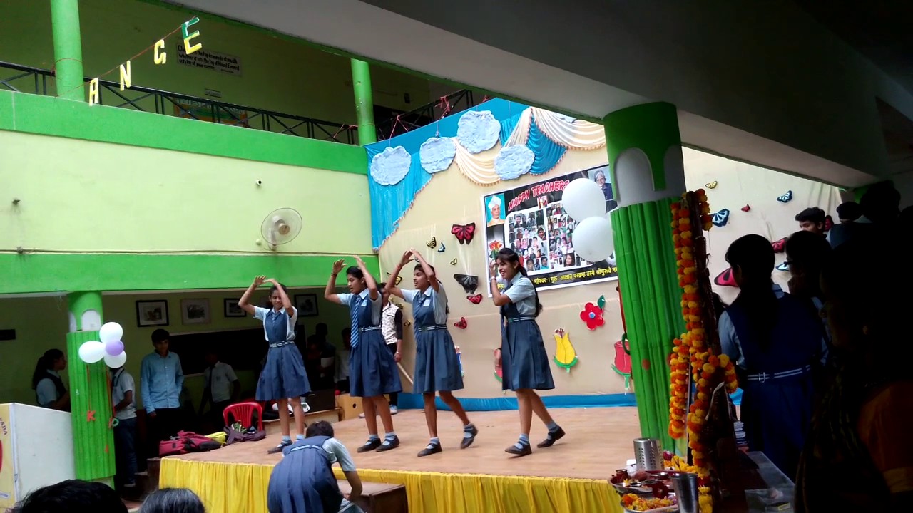 School girl dance