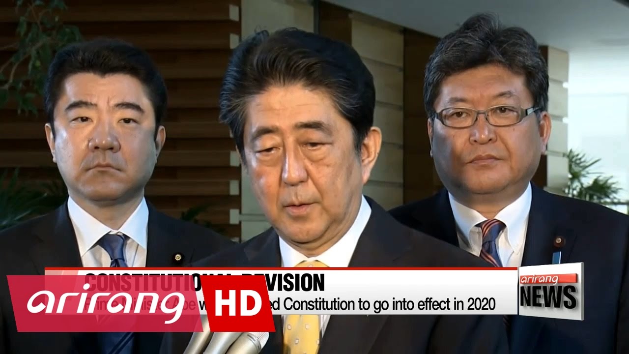 Japanese PM Abe wants to revise pacifist Constitution