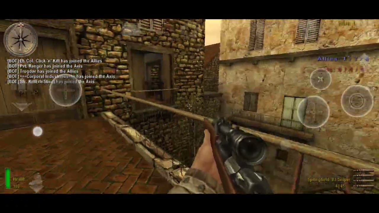 MEDAL OF HONOR ALLIED ASSAULT MOBILE PORT 2025 ^_~. MULTIPLAYER VIA LAN OR BOT OFFLINE!!