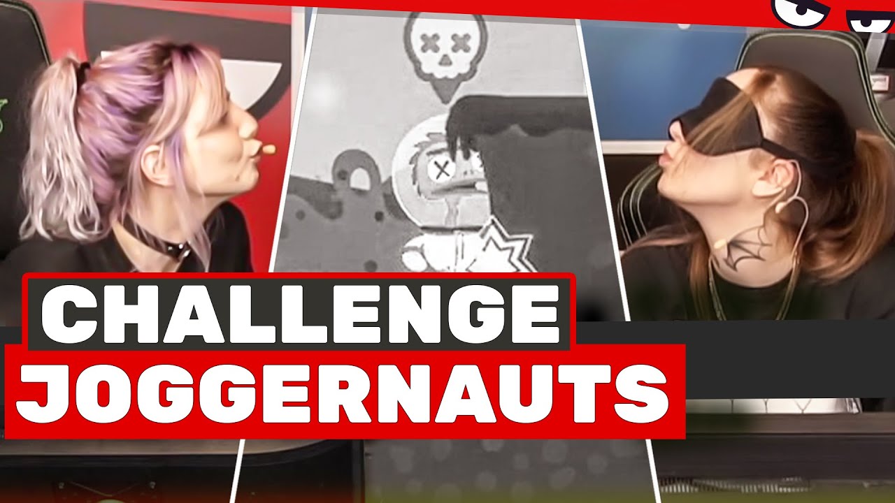 Geschrei-Massaker dank AUGENBINDE... | Janina & Esther vs. JOGGERNAUTS