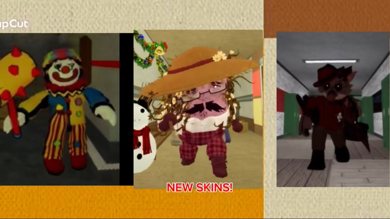 Showcasing the new Mrs. P campaign skins in piggy!