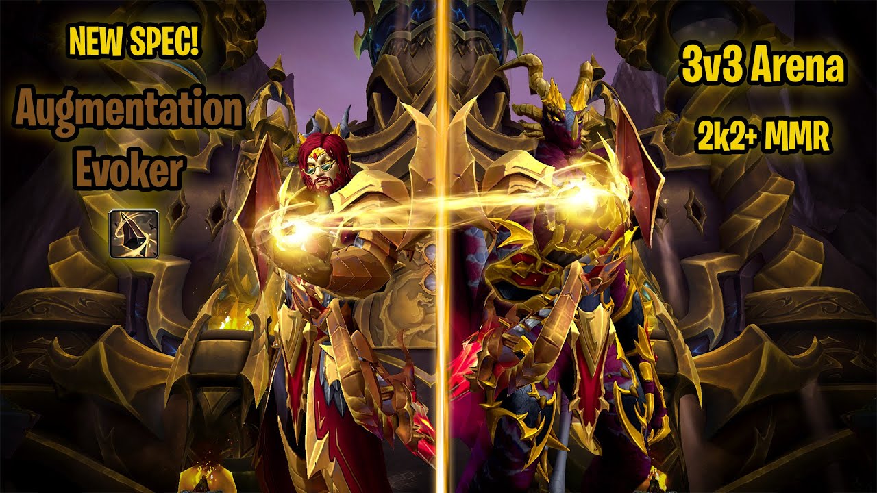 Augmentation Evoker in 3v3 - Arena 2k2+ MMR Highlights - [WoW 10.1.5 PvP]