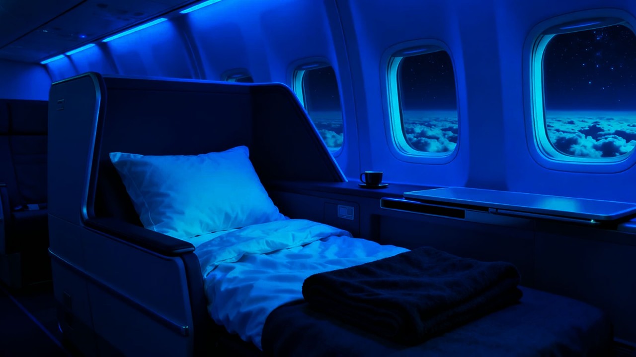 This Airplane Noise is the Secret to Falling Asleep in 5 Minutes. Engine Sound for Deep Sleep