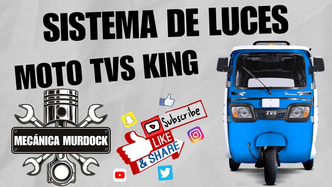 LUCES DIRECCIONALES, ALTAS Y BAJAS, EMERGENCIA Y FRENO TV'S KING