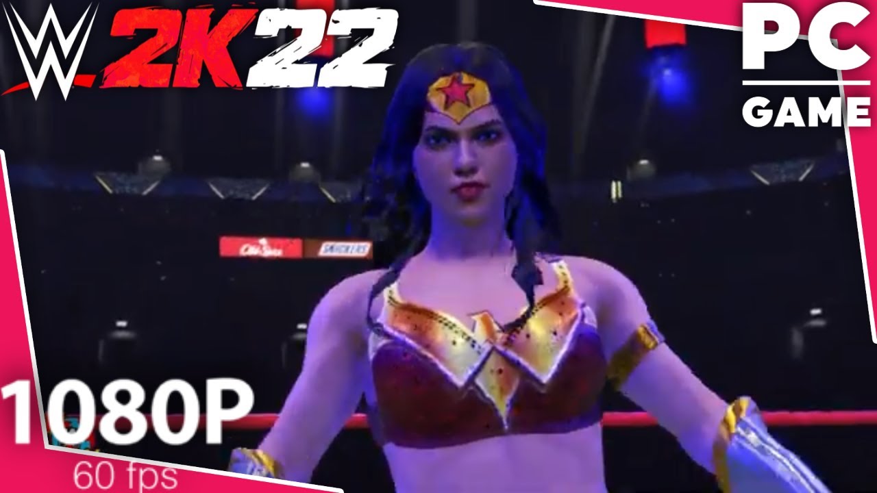 WWE 2K22 Wonder Woman v Estel Aguirre! - Requested 2 Out Of 3 Falls Count Anywhere Match [60 FPS PC]