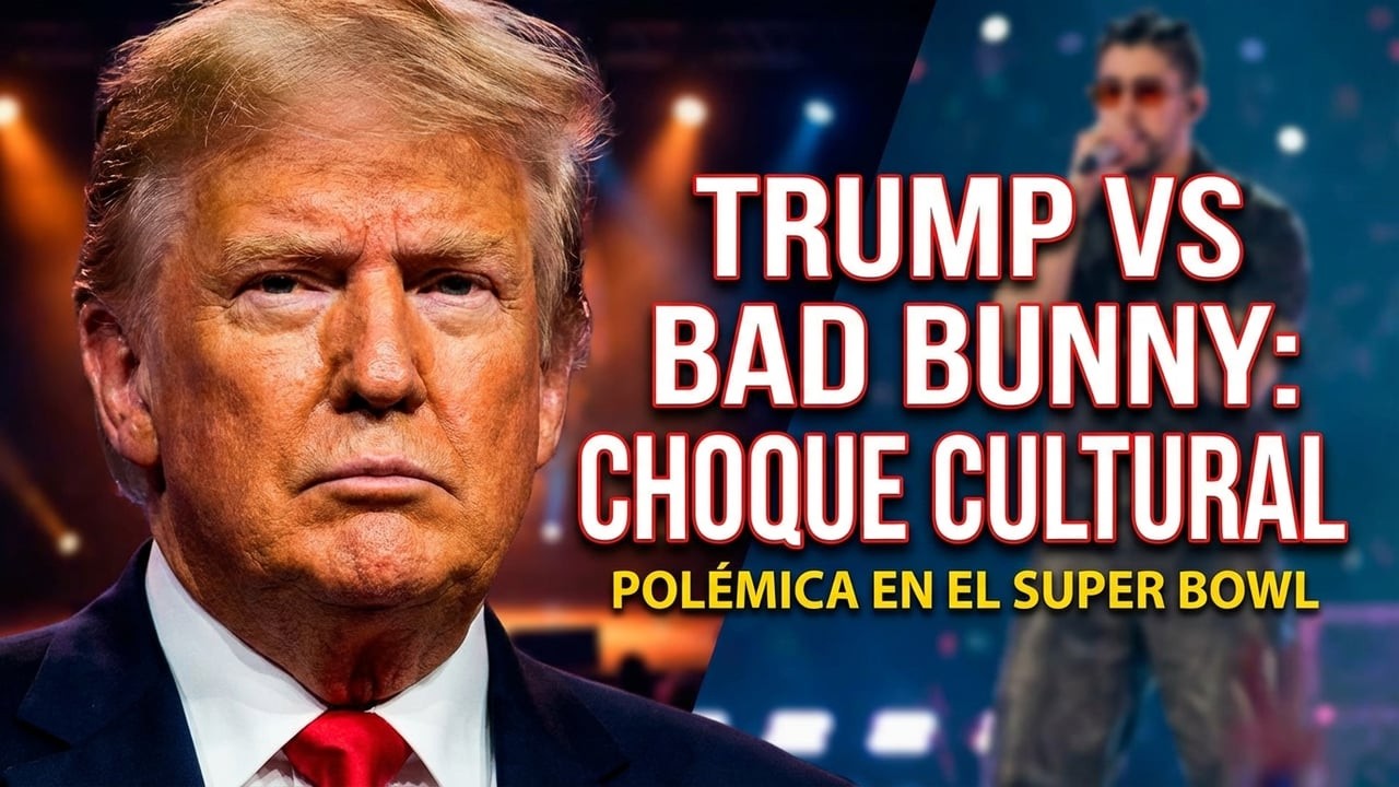 Donald Trump DESATA la POLÉMICA! Crítica a Bad Bunny en el Super Bowl Inesperado Choque de Culturas!