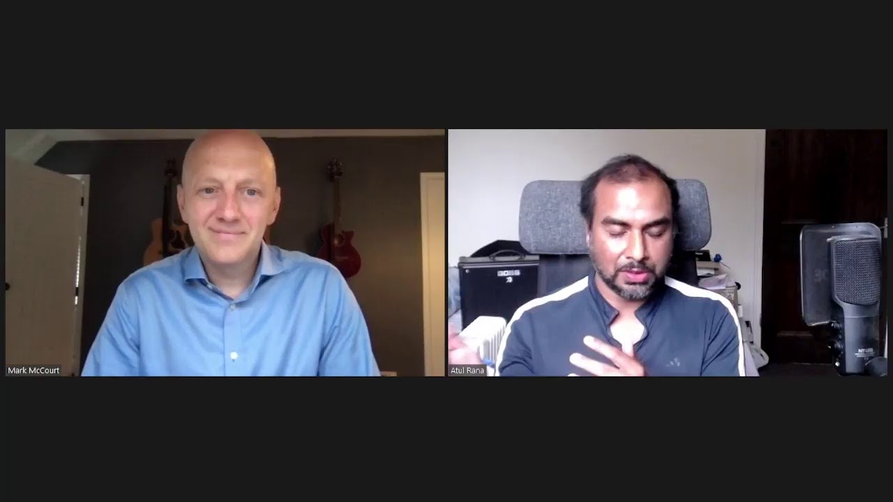 #MathsChatLive with Mark McCourt making an announcement about TUTOR project