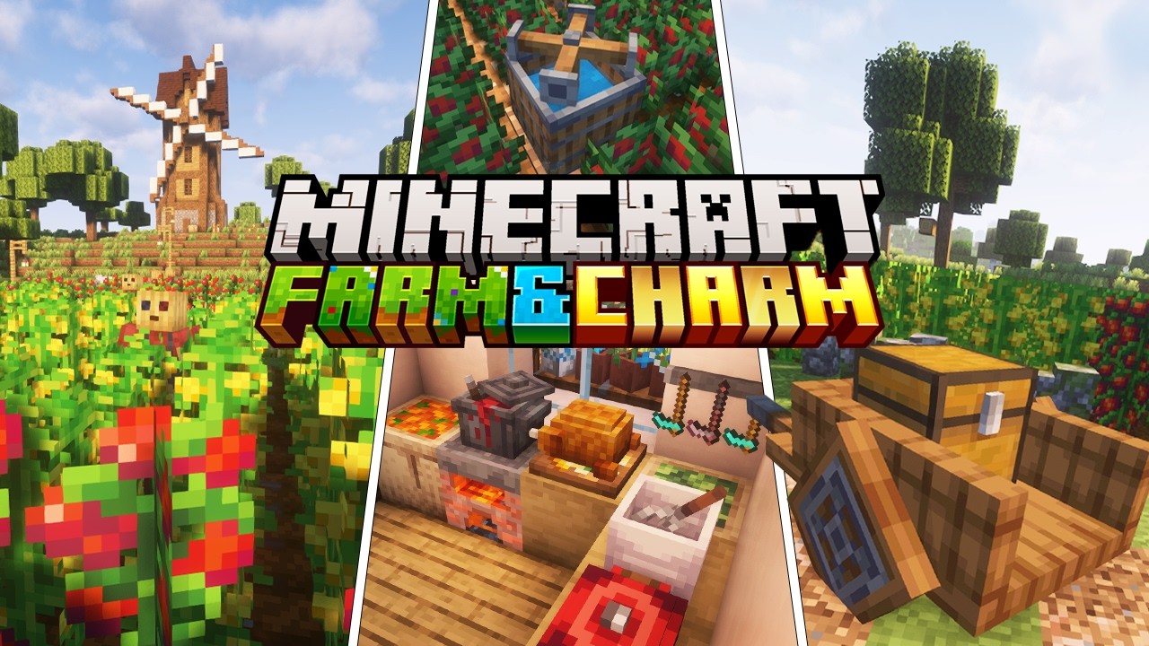 The BEST All In One Farming Mod | Farm & Charm Full Guide