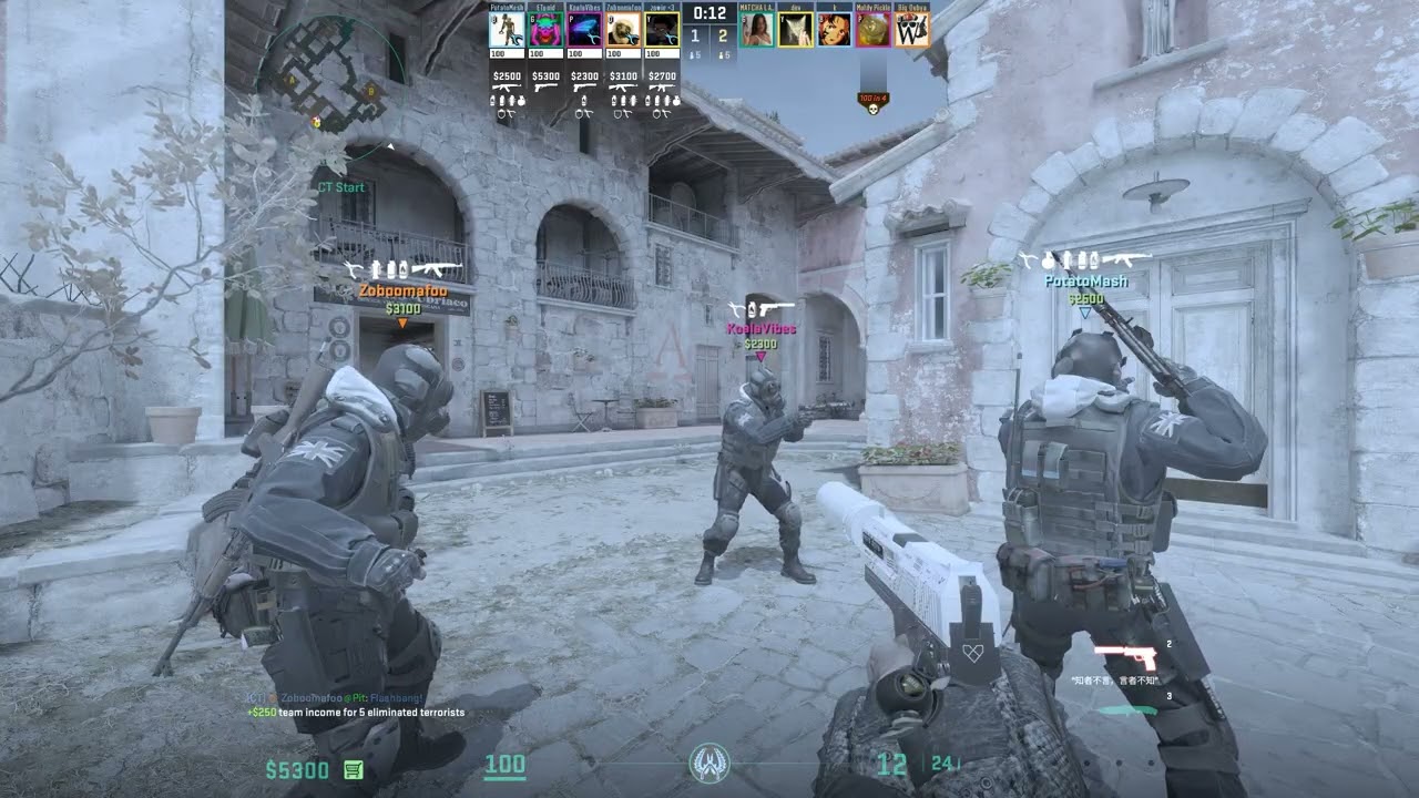 crisp 3k until teammate helps on inferno