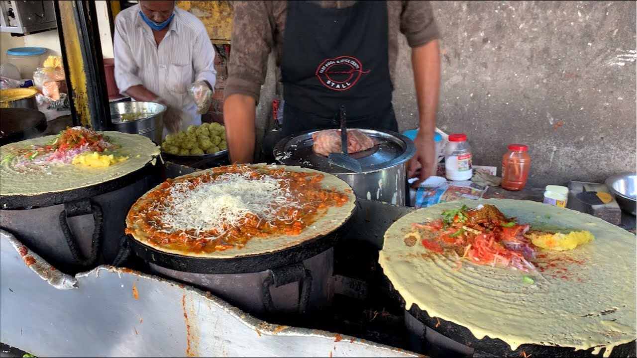 Anand Dosa Stall Mumbai | Jini Dosa | Best Dosa in Mumbai | Indian Street Food