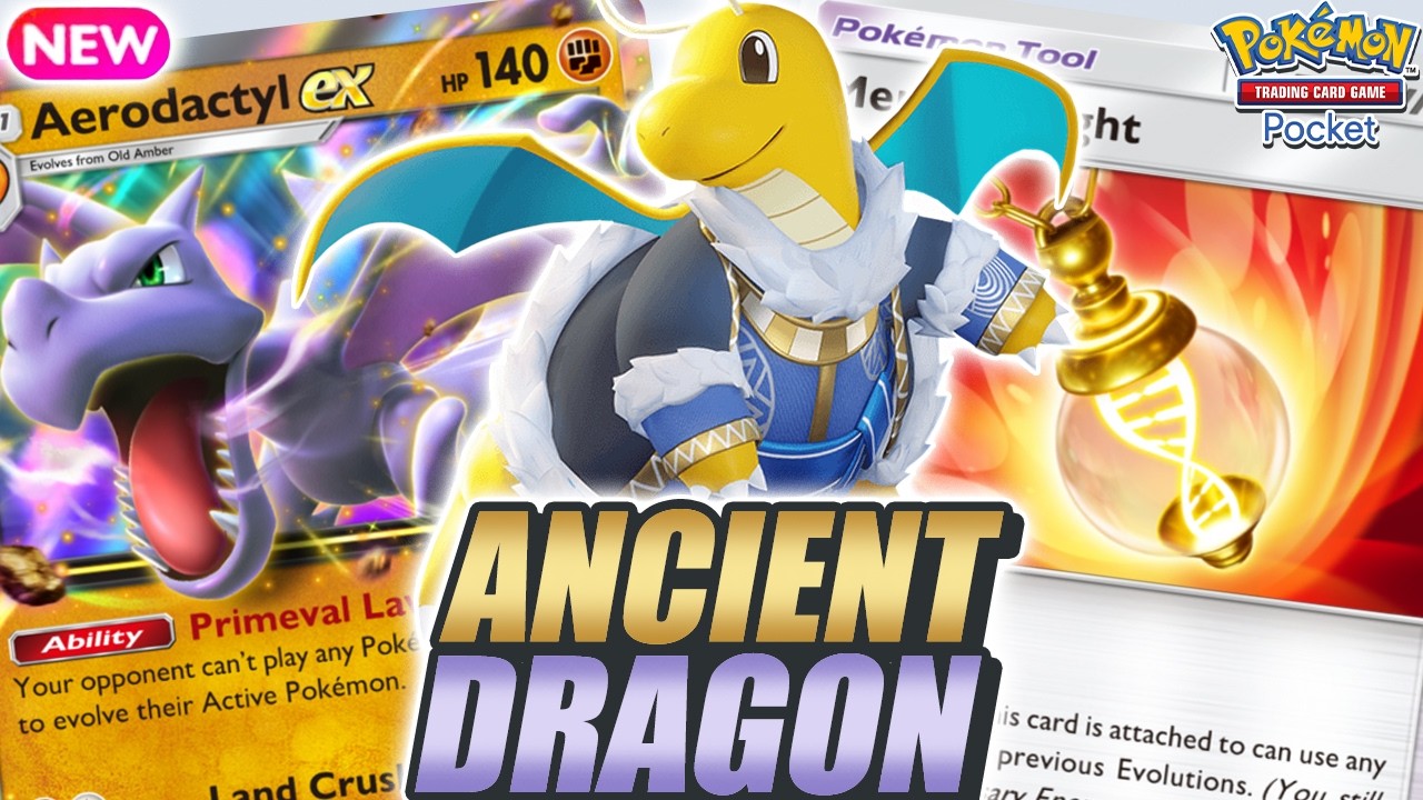 AERIAL ASSAULT ! DRAGONITE & AERODACTYL Bombard the Entire Board ! - Pokemon TCG Pocket
