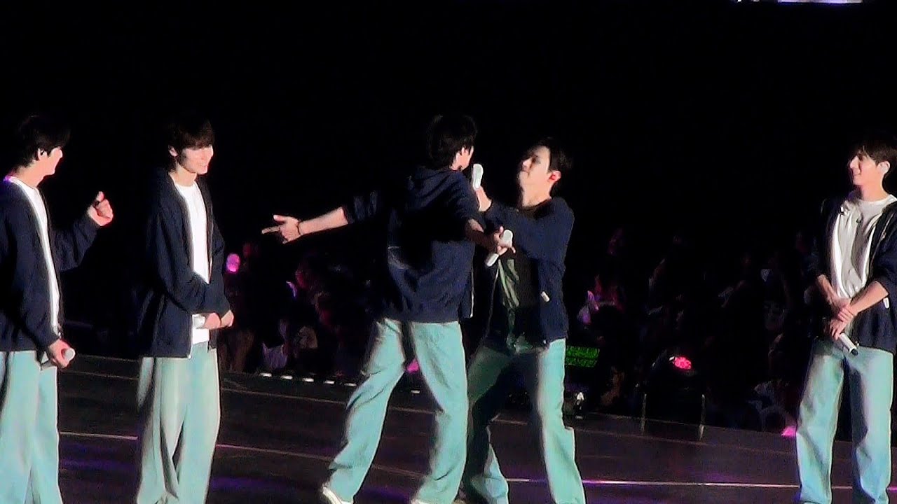 250429 후쿠오카 프미콘 Day1 'Ending Ment + 슬로건 이벤트 + 애교배틀'  투바투 직캠 / ACT PROMISE EP2. IN HUKUOKA TXT Fancam