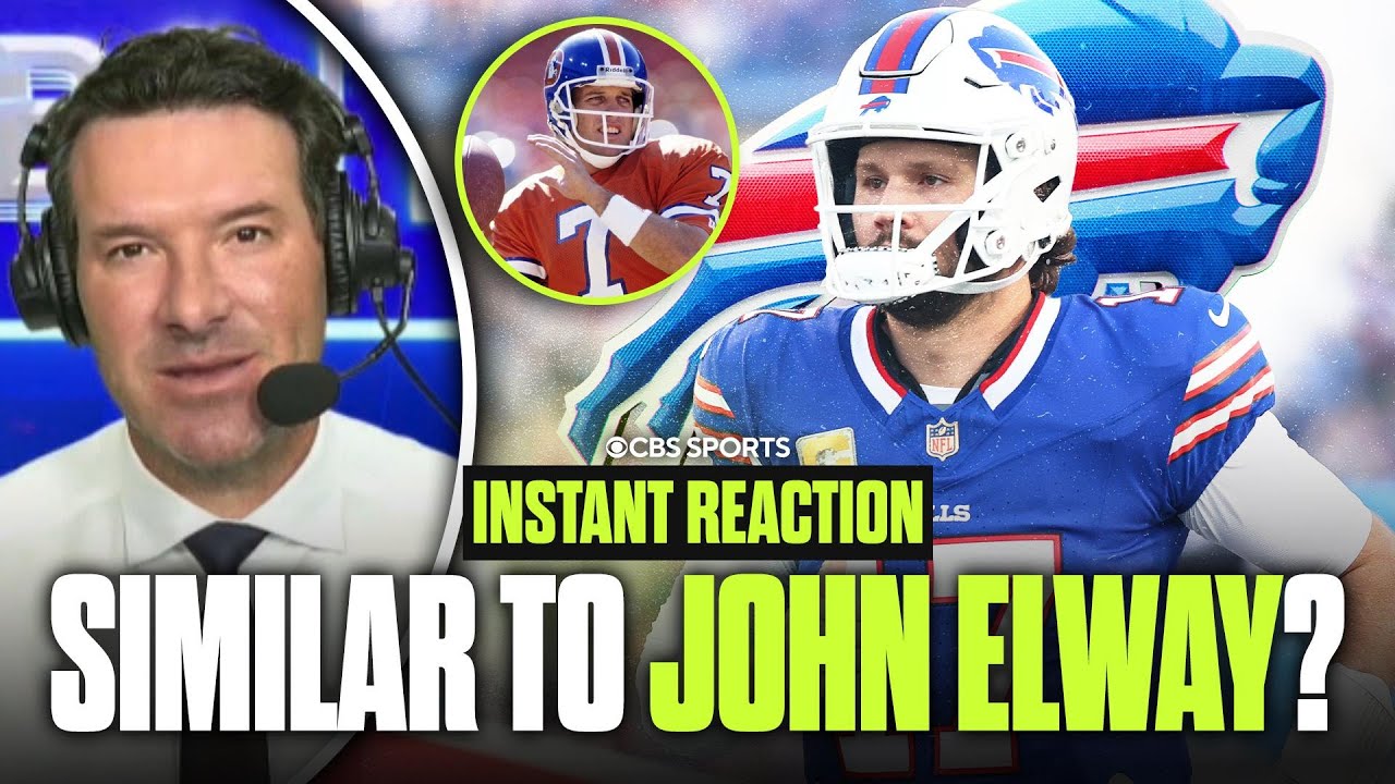 Tony Romo compares Josh Allen's quarterback skillset to John Elway after Bills take down Chiefs