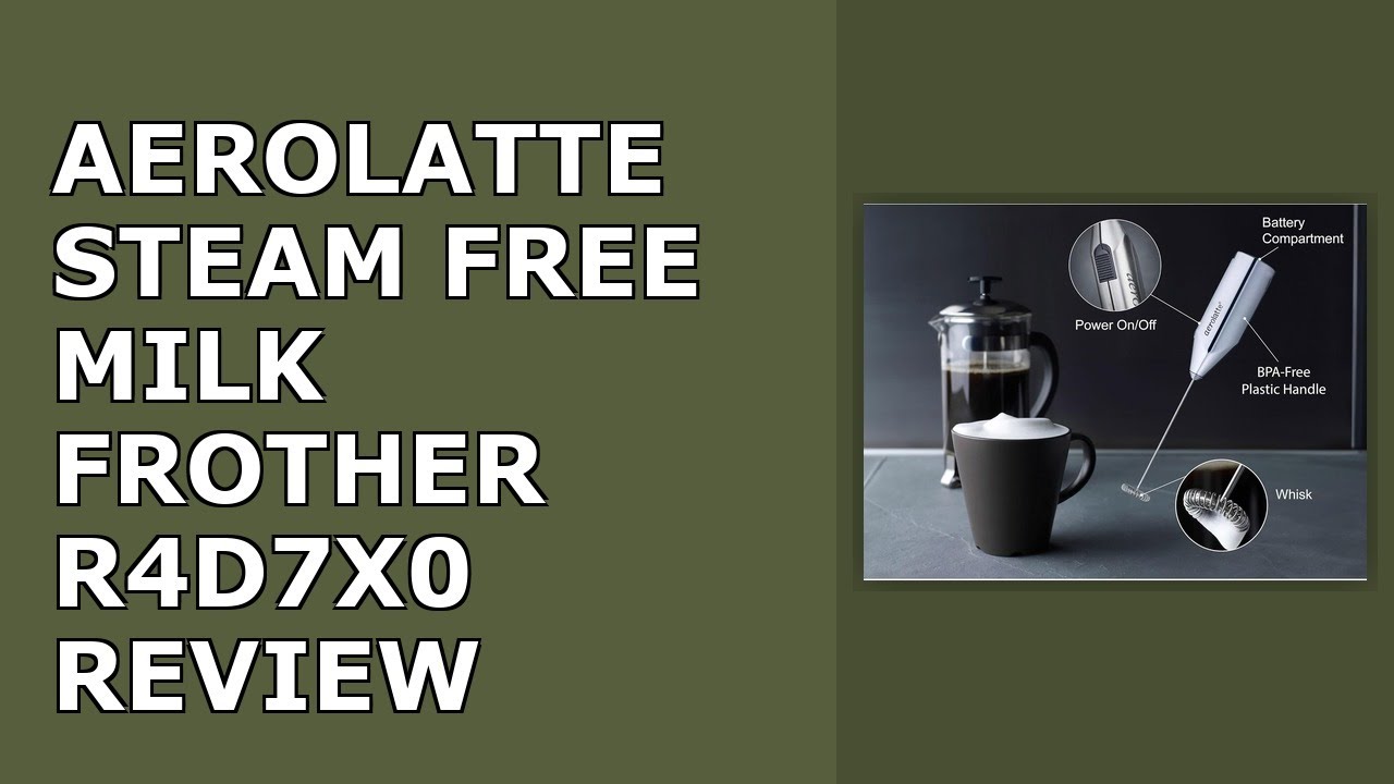 Aerolatte Steam-Free Milk Frother, Polished-Chrome Finish,18/8 Stainless Steel Whisk, Review