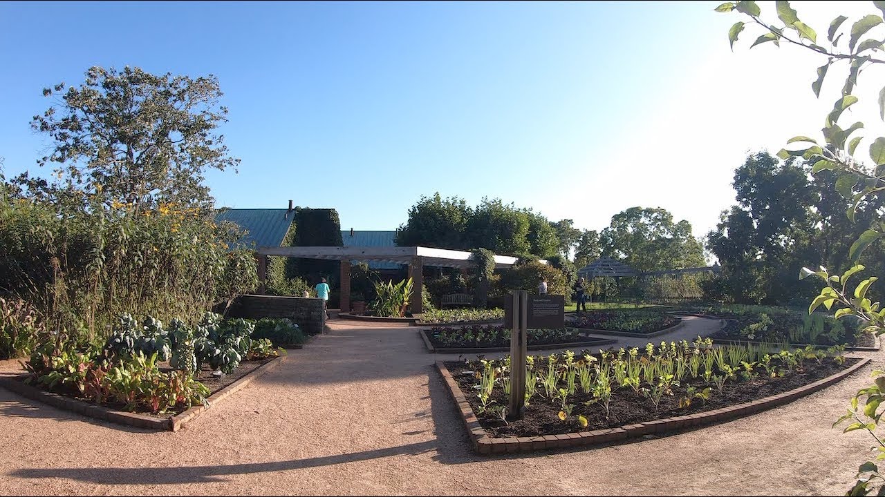 Chicago Botanic Garden - The Fruit & Vegetable Garden Complete Walk Tour [⁴ᴷ⁶⁰]