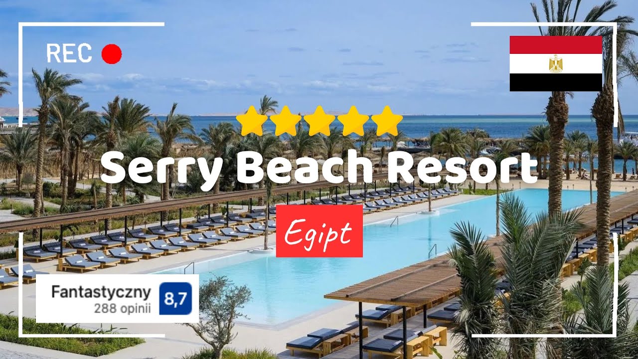 🇪🇬 Serry Beach Resort 5* Hurghada, Egipt 🏝✨ Nowoczesny luksus przy plaży, Hotel Tour #egipt