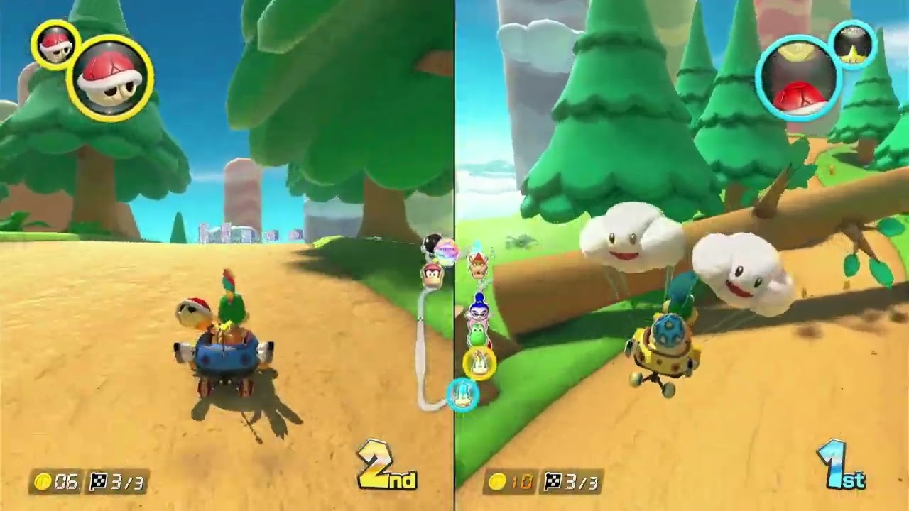 親友同士でマリオカートバトル！じゅんとう＆ゆうとう