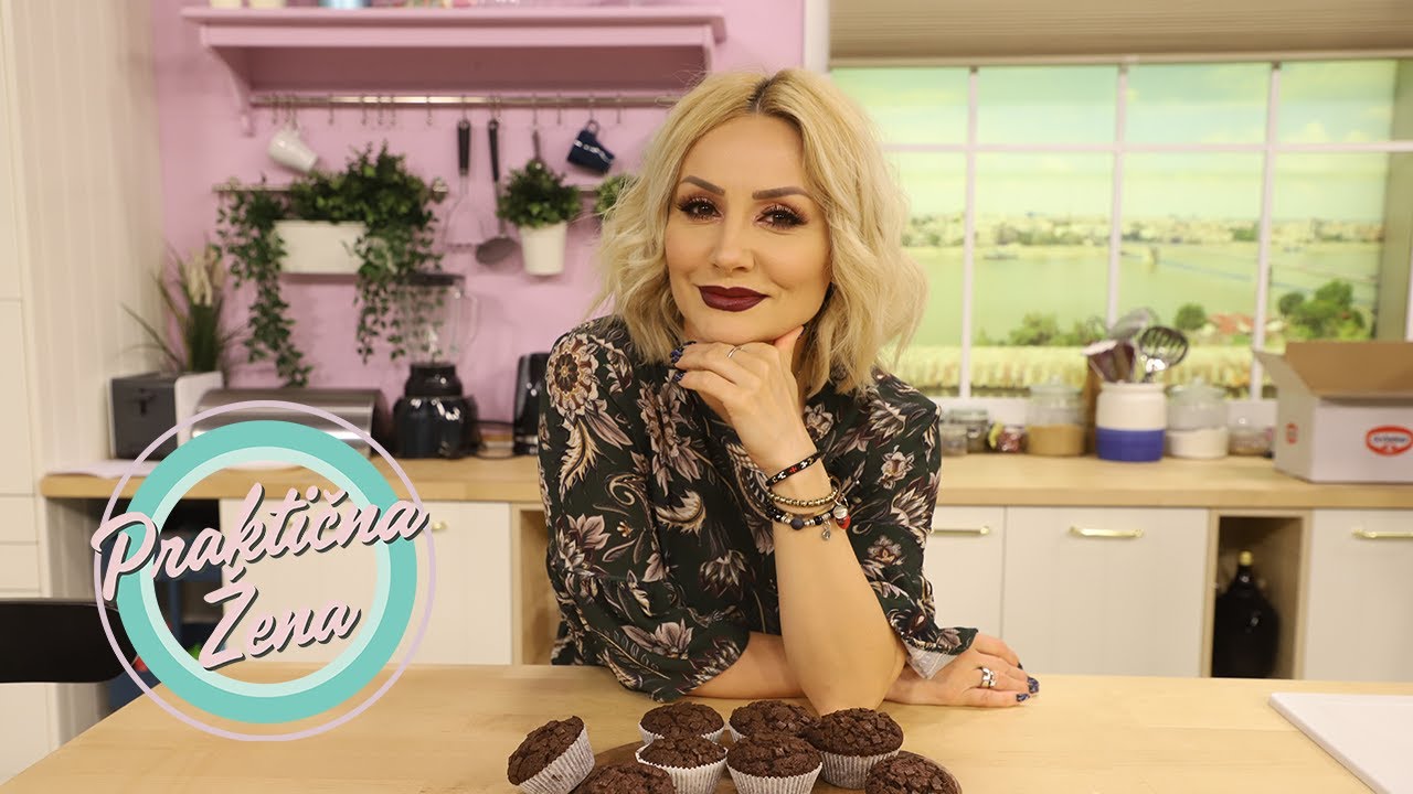 Praktična žena – Goca Tržan: 1. Čokoladni mafini 2. Puding u čaši